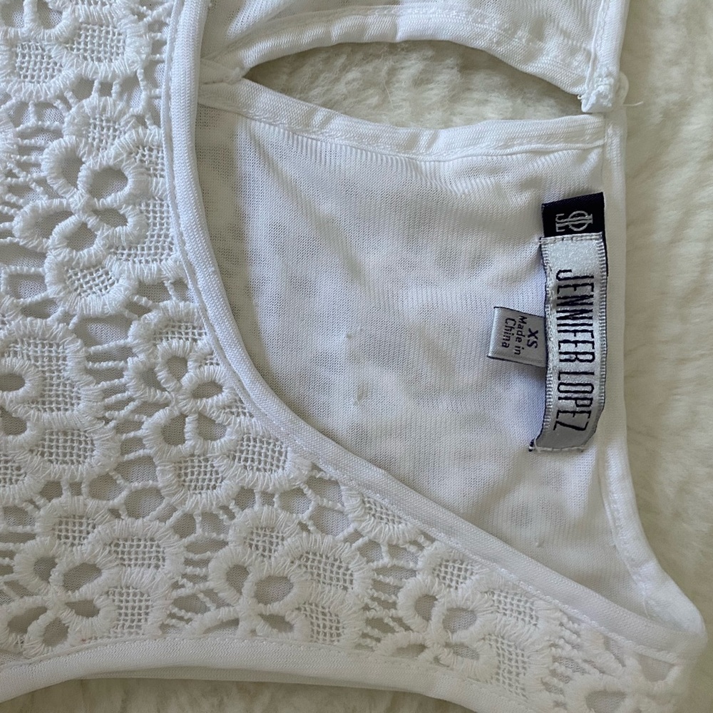 White Lace Tank Top